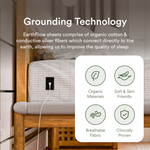 EarthFlow Fitted Grounding Bed Sheets